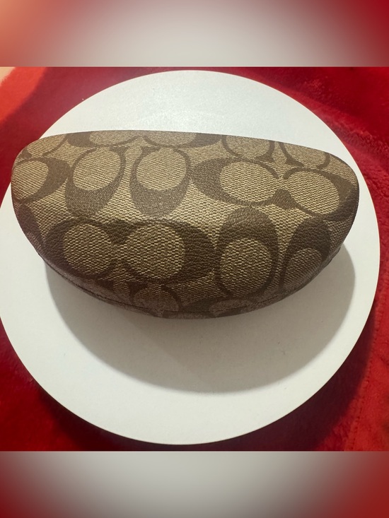 Coach Accessories - Coach Brown Signature Hard Sunglasses Case😎😎😎